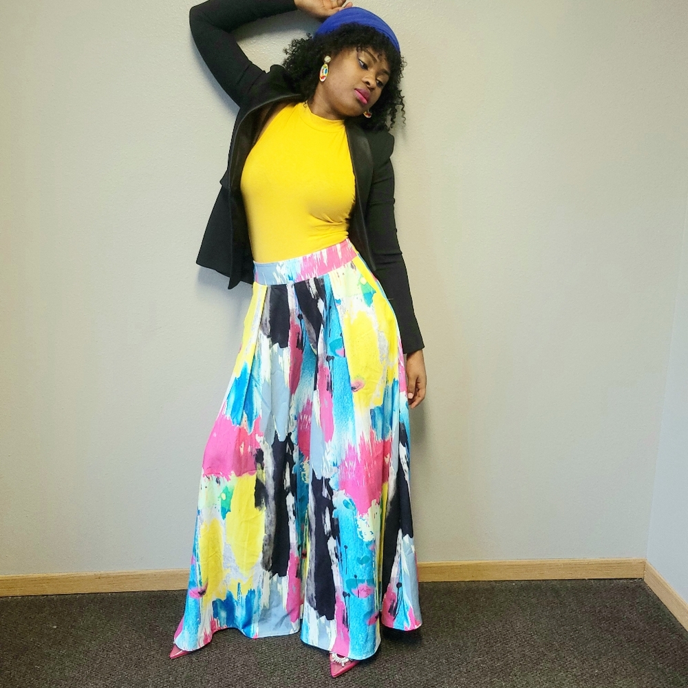 Beautiful wide leg pants. - Picture 5 of 5